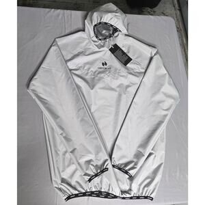 HOTSUIT Sauna Suit Set Men L Gray Jacket Pants Sweat Weight Loss Gym